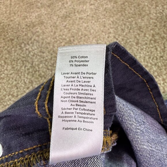 Talbots Petites Flawless Womens Crop Jeans Sz 8P Blue Mid Rise 30x23 E634 - Picture 7 of 13